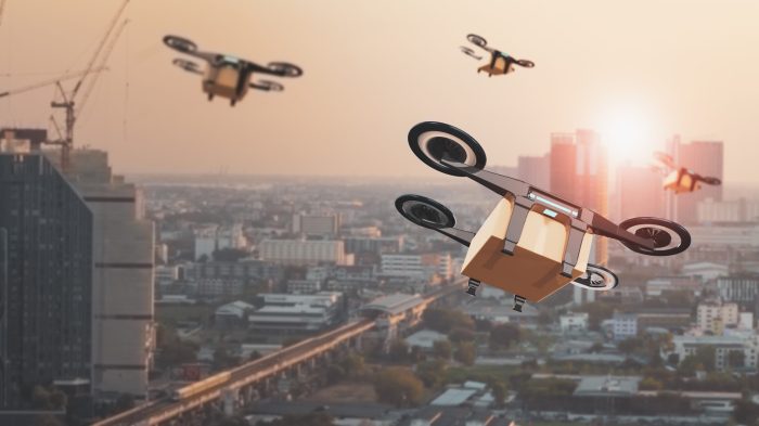 tracking supply chain technology drone delivery